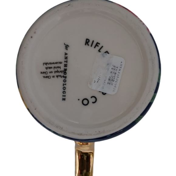 Anthropologie Rifle Paper Co. Floral Garden Party Initial "D" Mug D - Picture 7 of 7